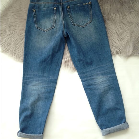 Vero Moda cropped boyfriend distressed jeans 25 - Picture 6 of 6